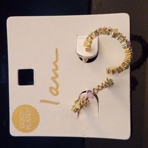 I am** Gold-plated** earrings